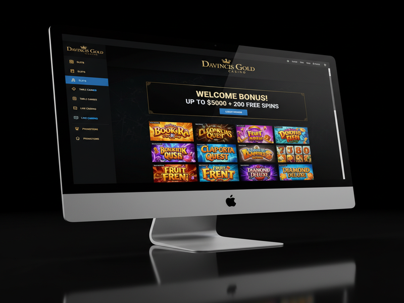 Davincis Gold Casino Casinò su computer