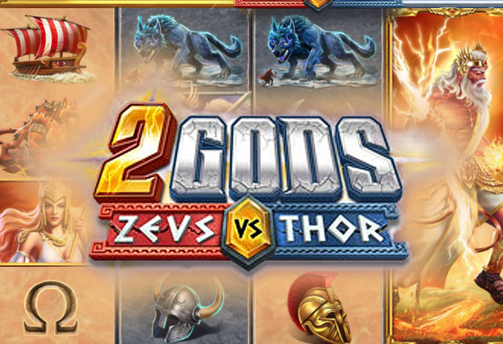 2 Gods Zeus vs Thor - 4ThePlayer slot at Davincis Gold Casino Casino
