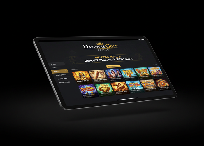 Davincis Gold Casino Casinò su tablet